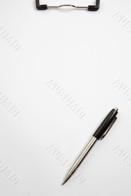 Clipboard and pen