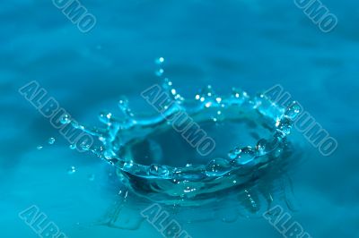 blue waterdrop