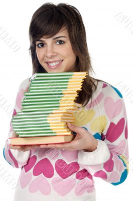 girl with a books