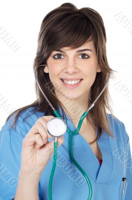 Attractive lady doctor
