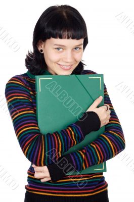 attractive girl student