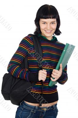 attractive girl student