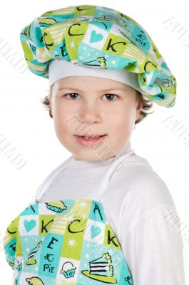 Adorable future cook