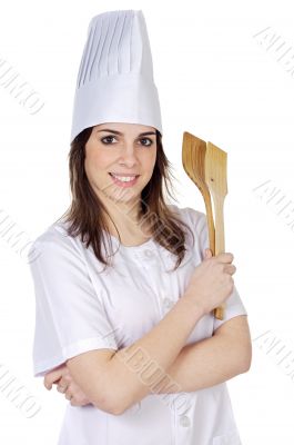 attractive cook woman
