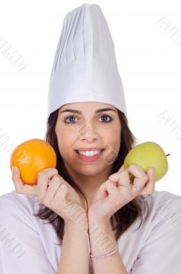 attractive cook woman