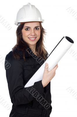 Attractive young engineer
