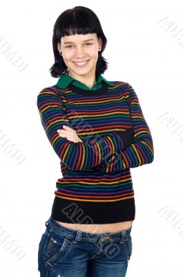 attractive young casual girl