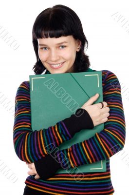 attractive girl student