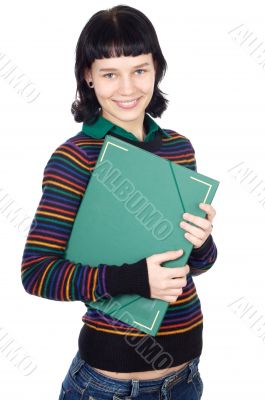 attractive girl student