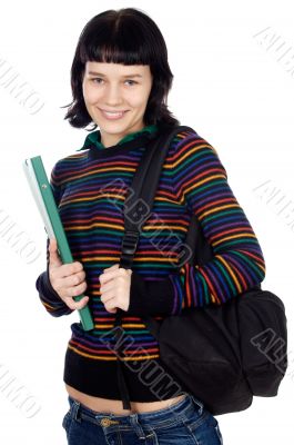 attractive girl student