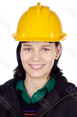 Attractive young engineer