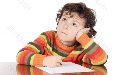 boring boy to study