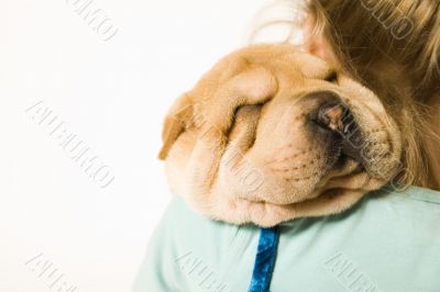 Loving my puppy