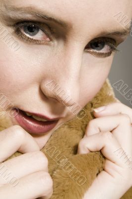 Portrait with hands
