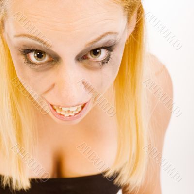 Ugly woman