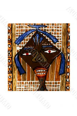 African girl art