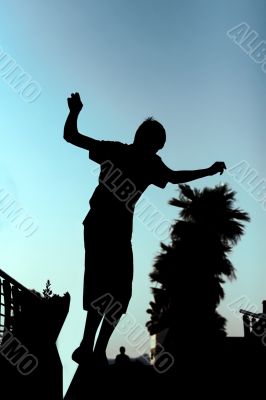 boy silhouette