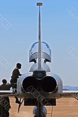 military airplane pilot