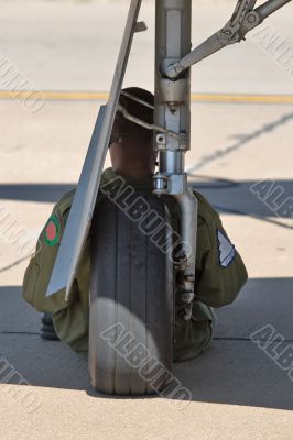 military airplane pilot