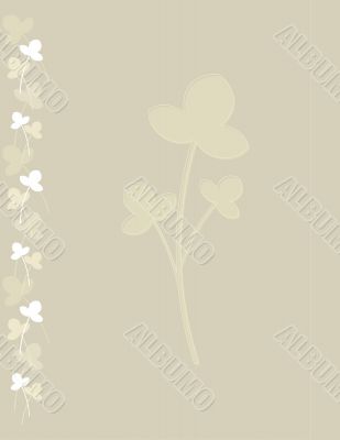 Stationery: Flowers and leaves