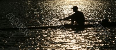 Rowing alone