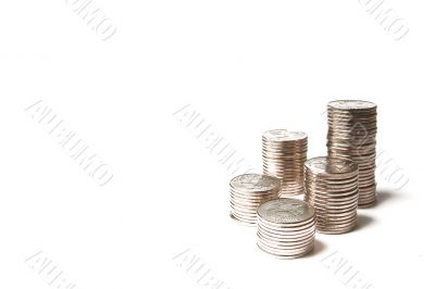 metallic coins