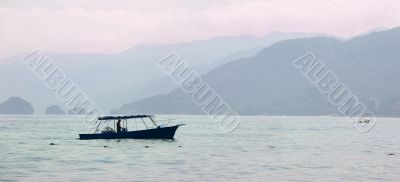 Fisherman at sunrise