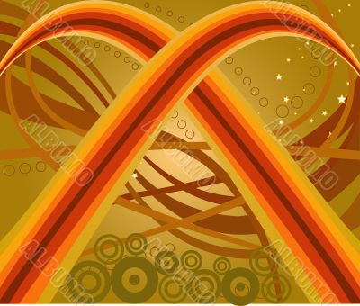 Abstract  floral background  - vector