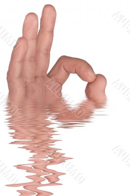man`s hand