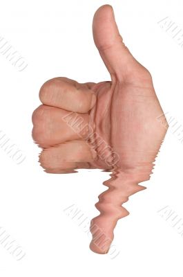 man`s hand