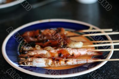 Grilled shrimp