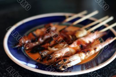 Grilled shrimp