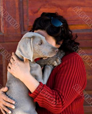 Loving dog
