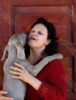 Loving dog