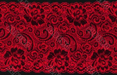 red  lace