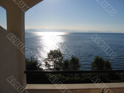 sunrise in corfu