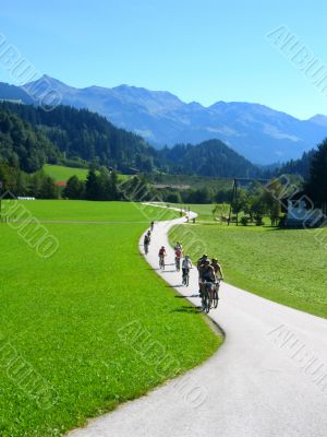cycling in the country