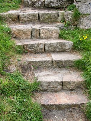 stone stairs