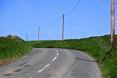 Country Road in Cornwall