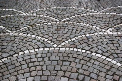 Cobble stone street