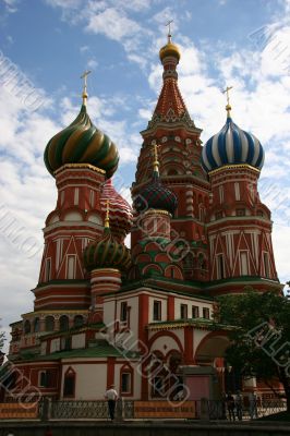 St. Basil`s Cathedral on the Red Square