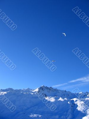 Paragliding in the Mountains