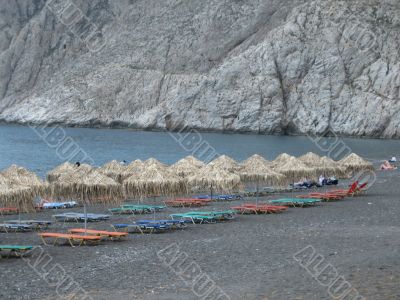 Black Beach, Santorini