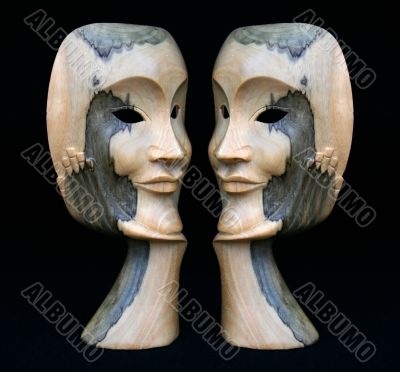 Wooded Faces