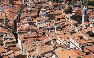 Nice old town from above