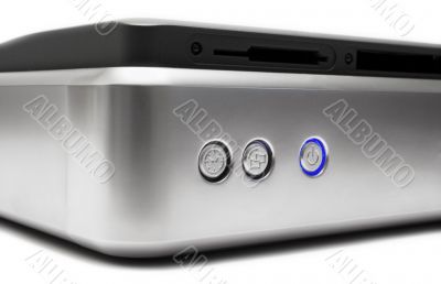 External Hard Drive -  Front Side View