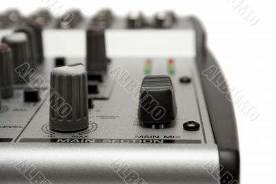 Mixing Desk - Close View