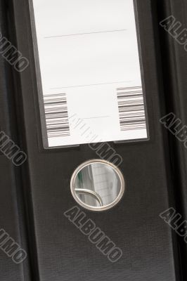 Single Black Folder - Front View