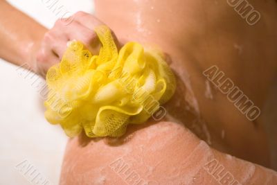 Taking a Shower - Close View