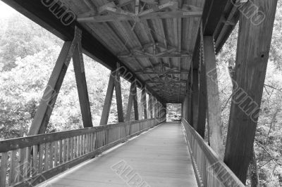 Old Bridge Black and White